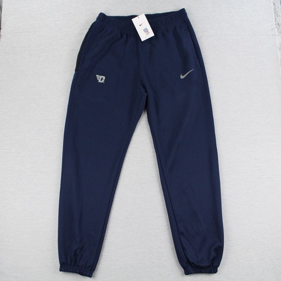 Nike Other - Nike Dayton Flyers Spotlight Pants Mens Size M Navy Blue Polyester NEW